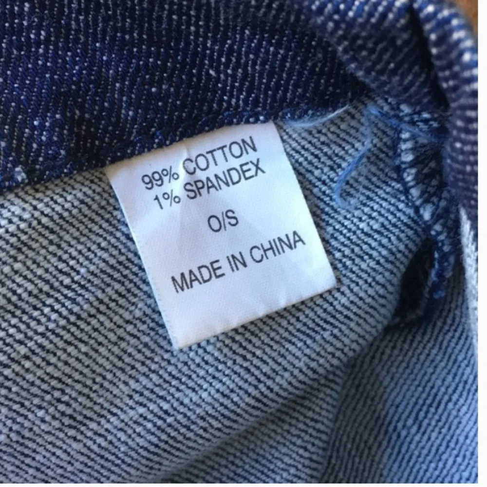 NWOT London Jean Denim Shoulder Tote Bag 12”x13”
